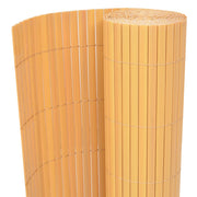 Dvostrana vrtna ograda PVC 90 x 300 cm žuta