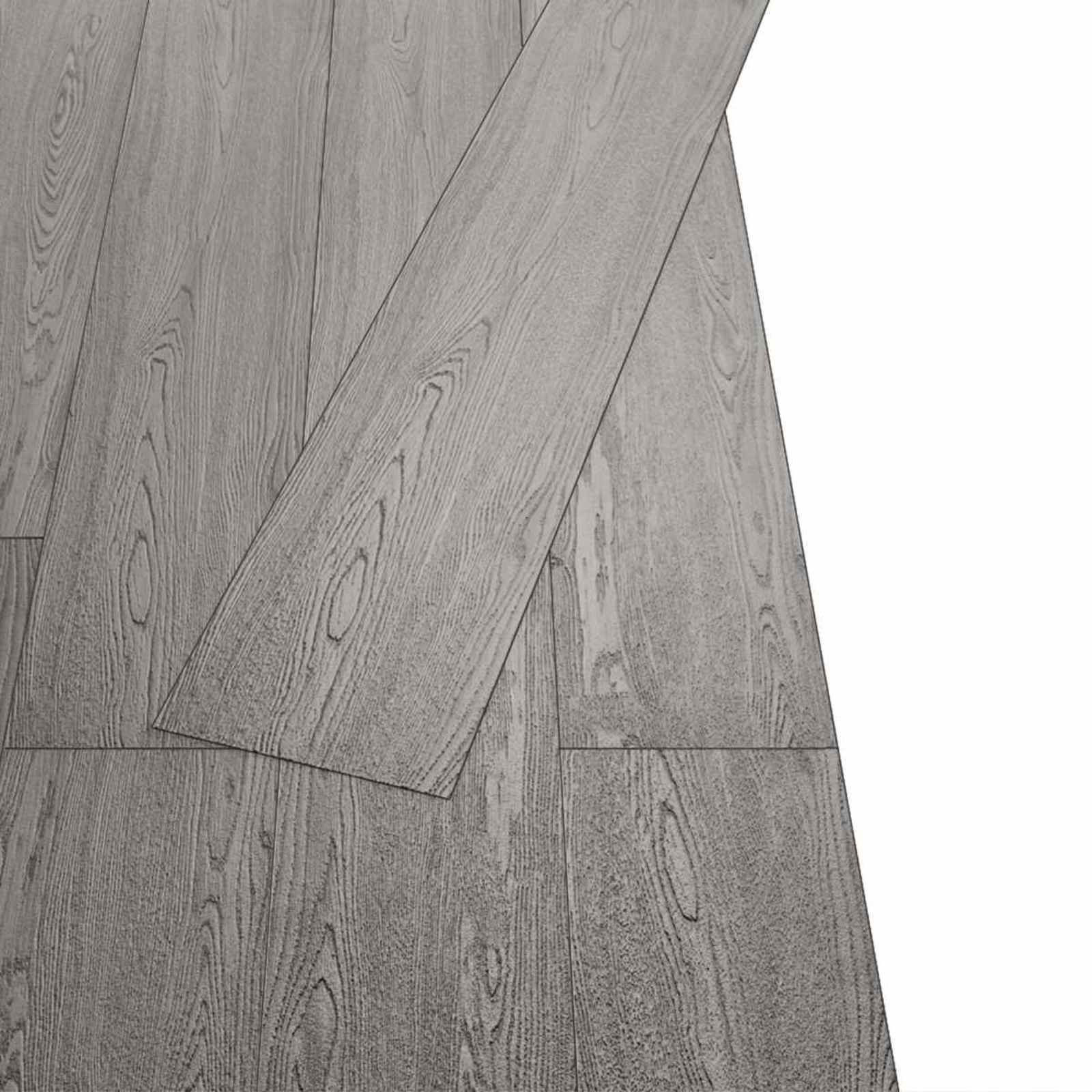 Podne daske 36 pcs Tamno siva 5,02 m² PVC
