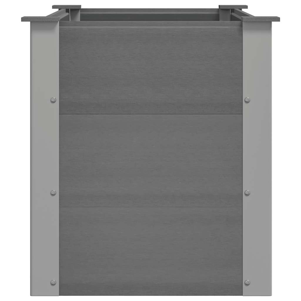 Vrtna Posuda za Sadnju WPC 100x50x54 cm Siva