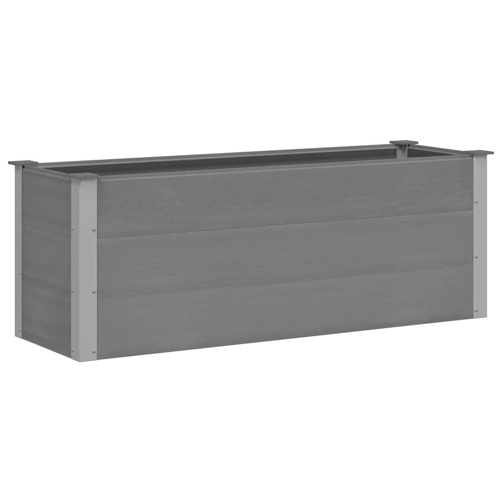 Vrtna Posuda za Sadnju WPC 150x50x54 cm Siva