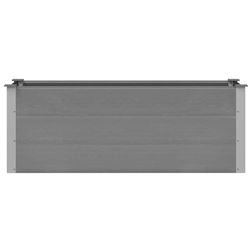 Vrtna Posuda za Sadnju WPC 150x50x54 cm Siva
