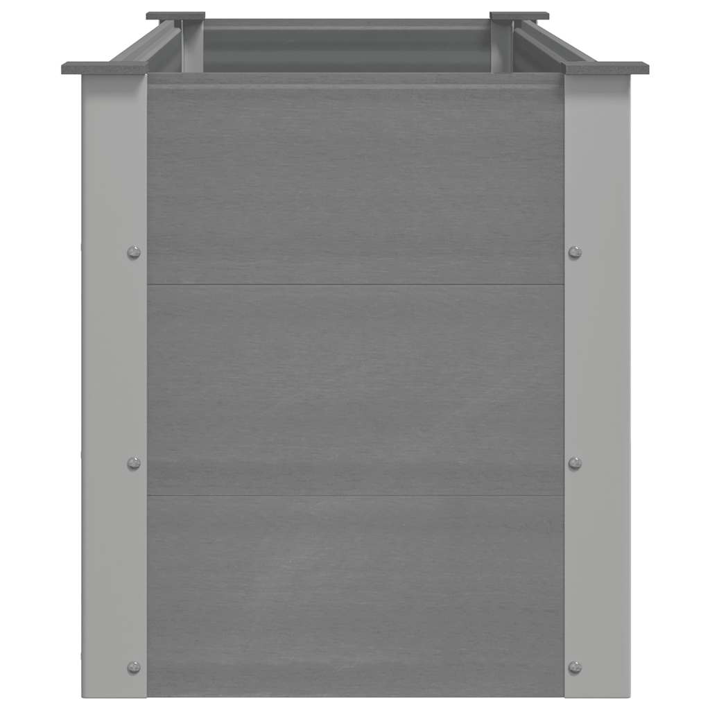 Vrtna Posuda za Sadnju WPC 150x50x54 cm Siva