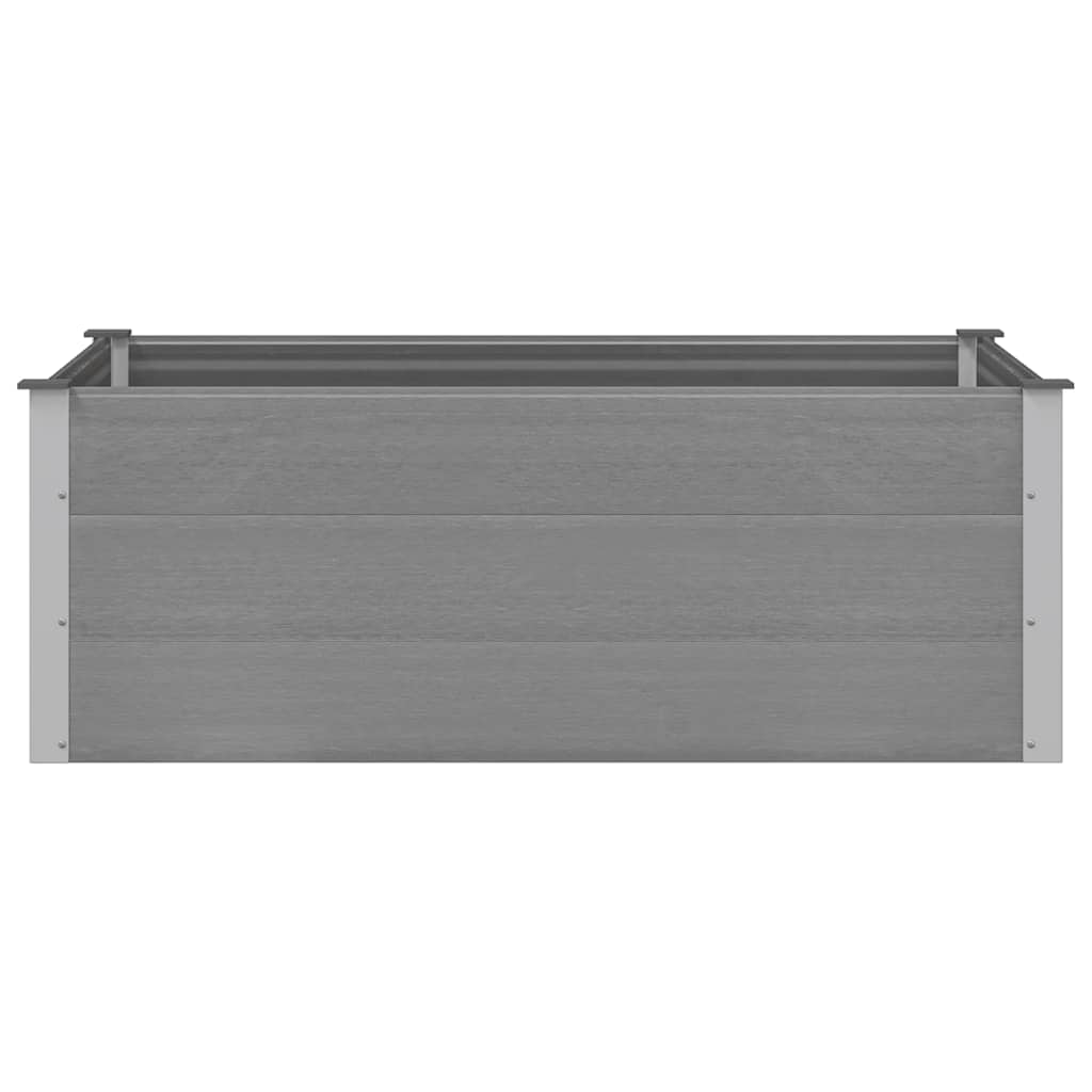 Vrtna Posuda za Sadnju WPC 150x100x54 cm Siva