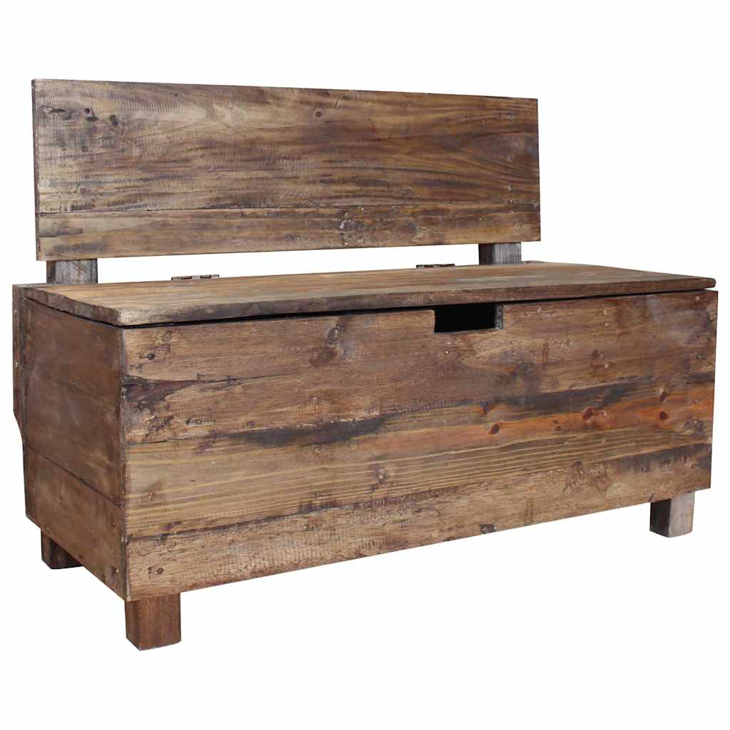 Klupa od masivnog drva mahagonija 86 x 40 x 60 cm