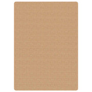 Ukrasni tepih od jute s podlogom od lateksa 70x130 cm prirodni