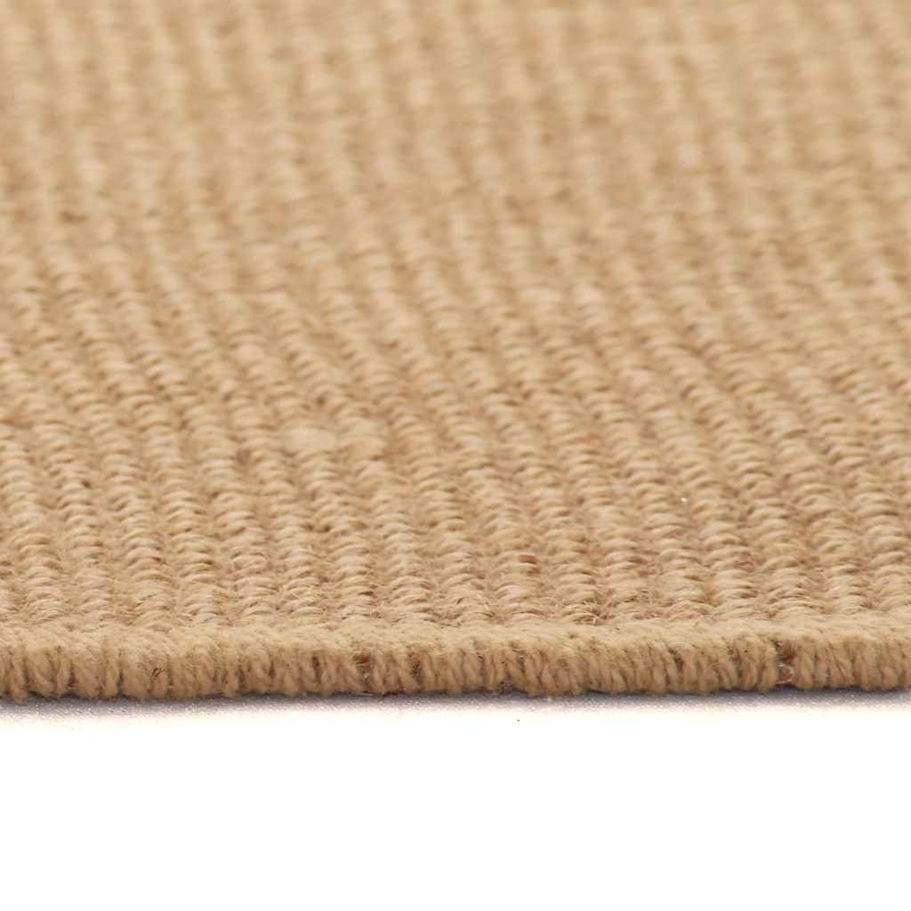 Ukrasni tepih od jute s podlogom od lateksa 160x230 cm prirodni
