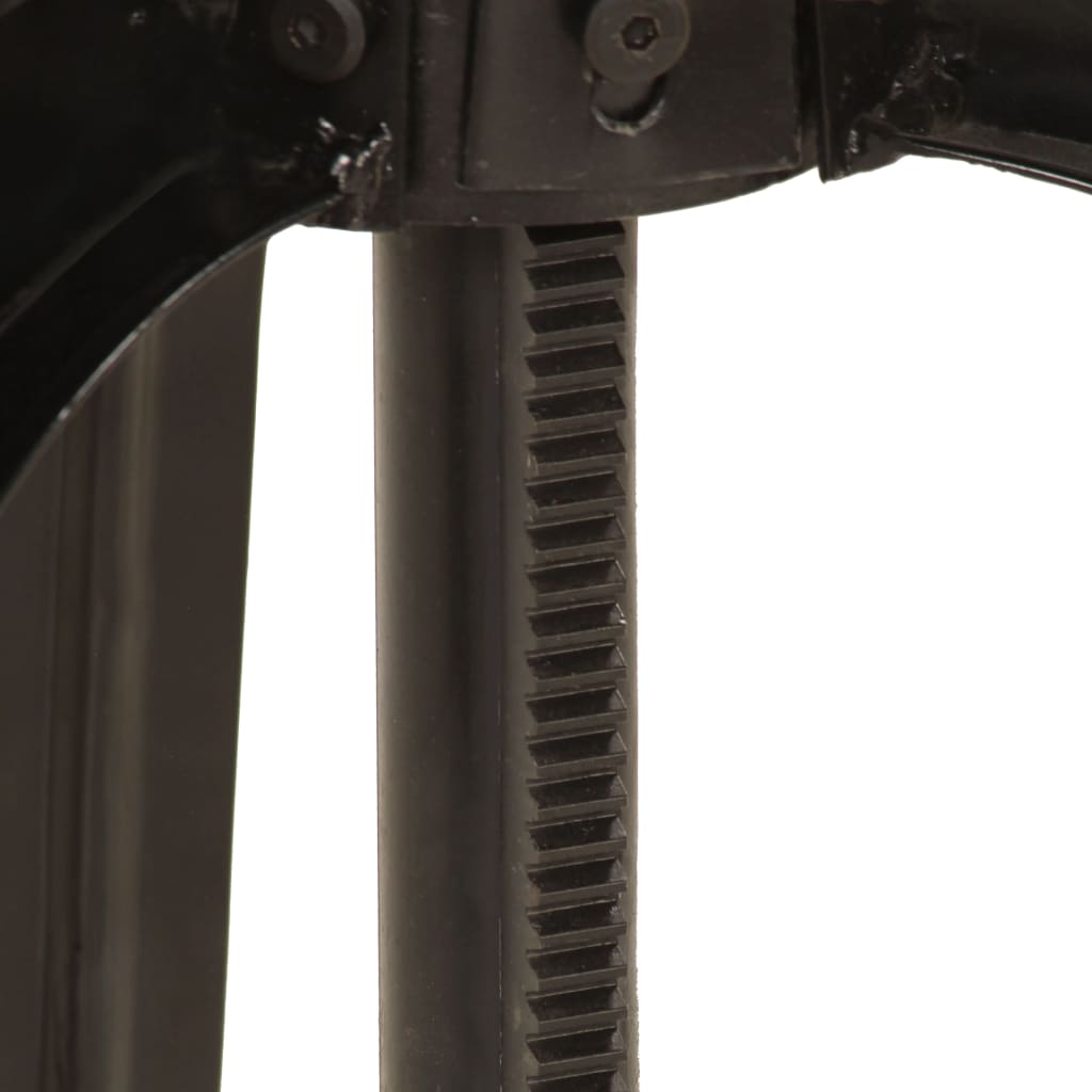 Barski stol od masivnog obnovljenog drva 75 x (76 - 110) cm
