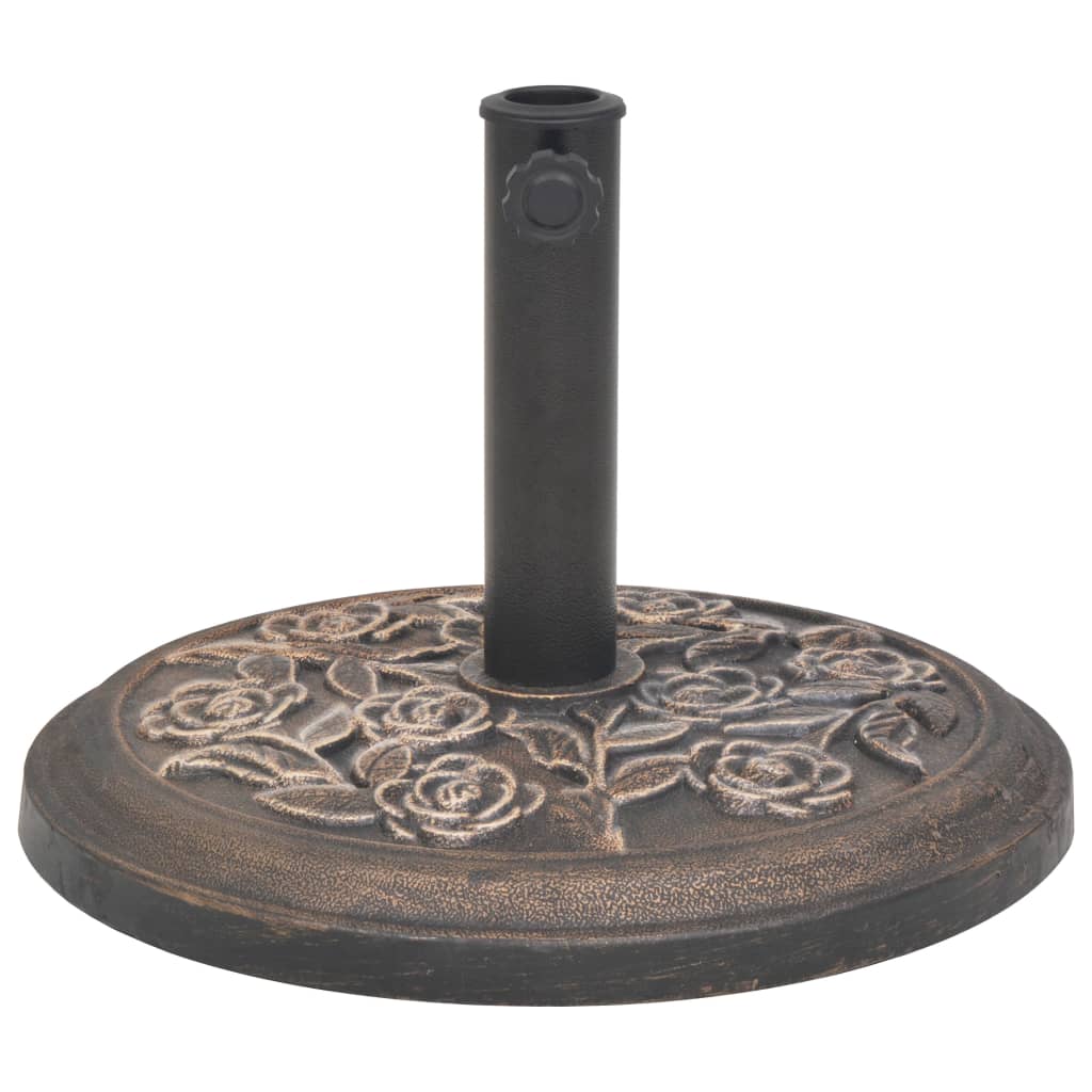 Stalak za Suncobran od Smole Okrugli Boja Bronce 9 kg