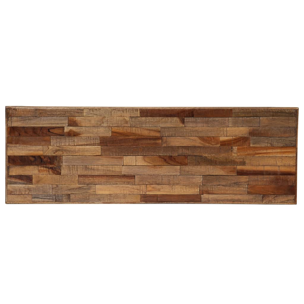 Konzolni stol od masivne obnovljene tikovine 90 x 30 x 76 cm