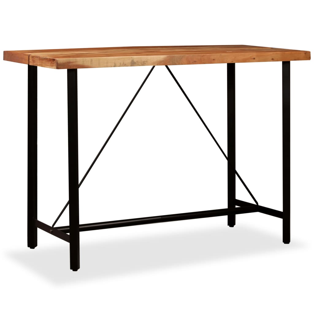 Barski stol od masivnog bagremovog drva 150 x 70 x 107 cm