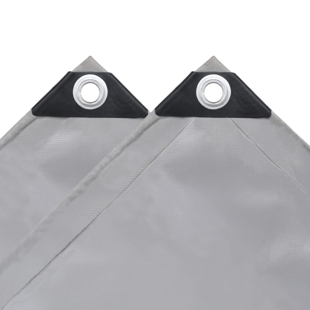 Cerada 650 g/m² 3 x 4 m siva