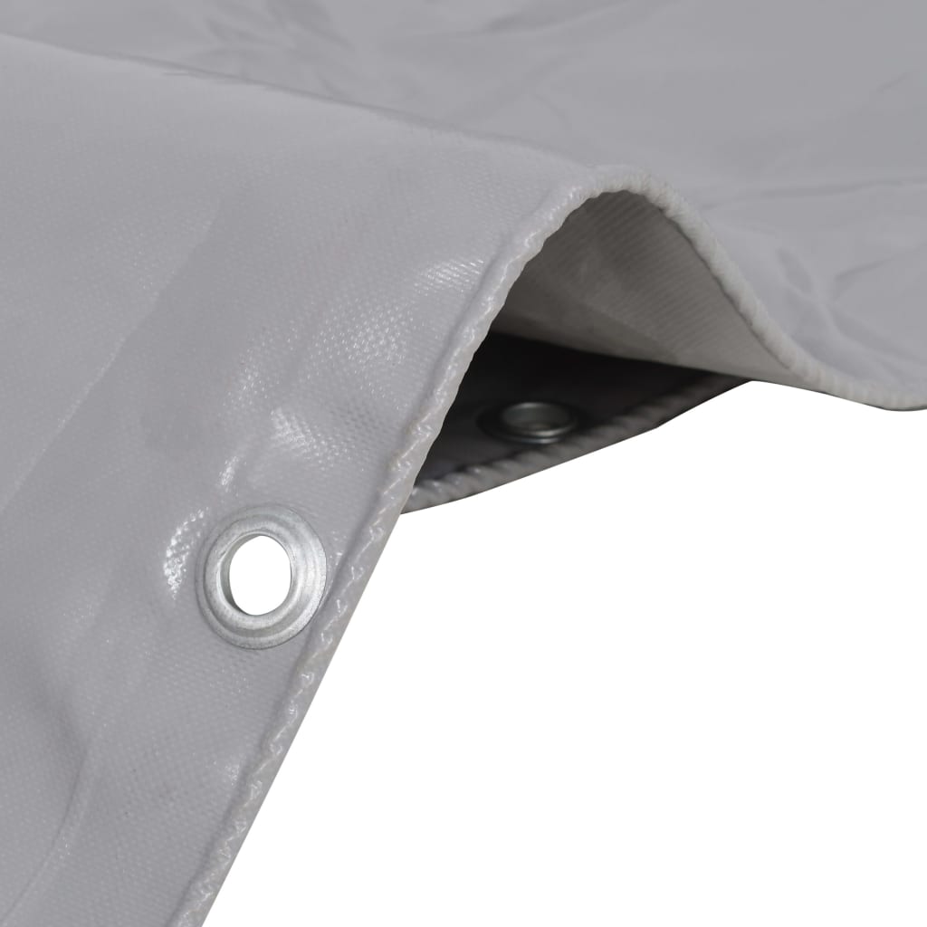 Cerada 650 g/m² 4 x 4 m siva