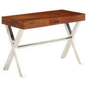 Radni stol 110x50x76 cm od drva bagrema s premazom boje meda