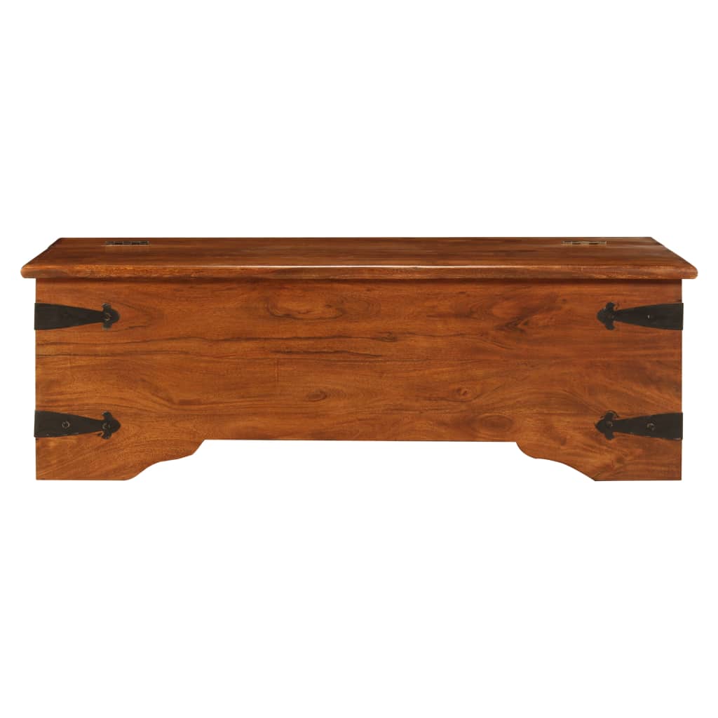 Stolić za kavu 110x55x35 cm bagremovo drvo s premazom boje meda