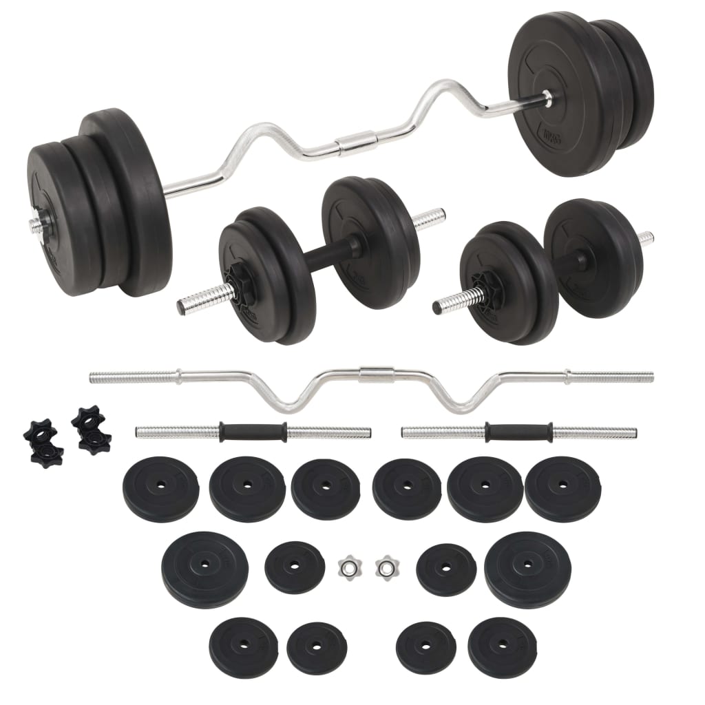 Set šipki i utega 60 kg