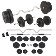 Set šipki i utega 60 kg