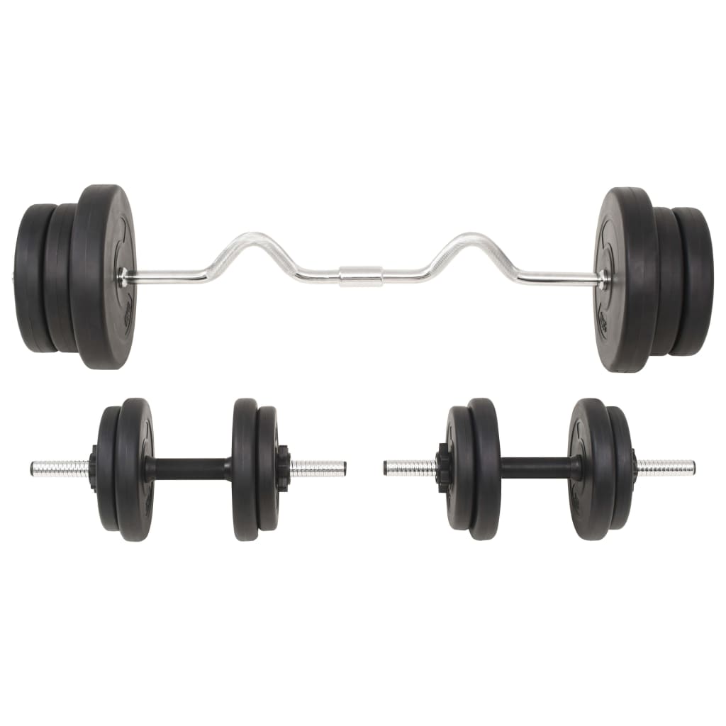 Set šipki i utega 60 kg