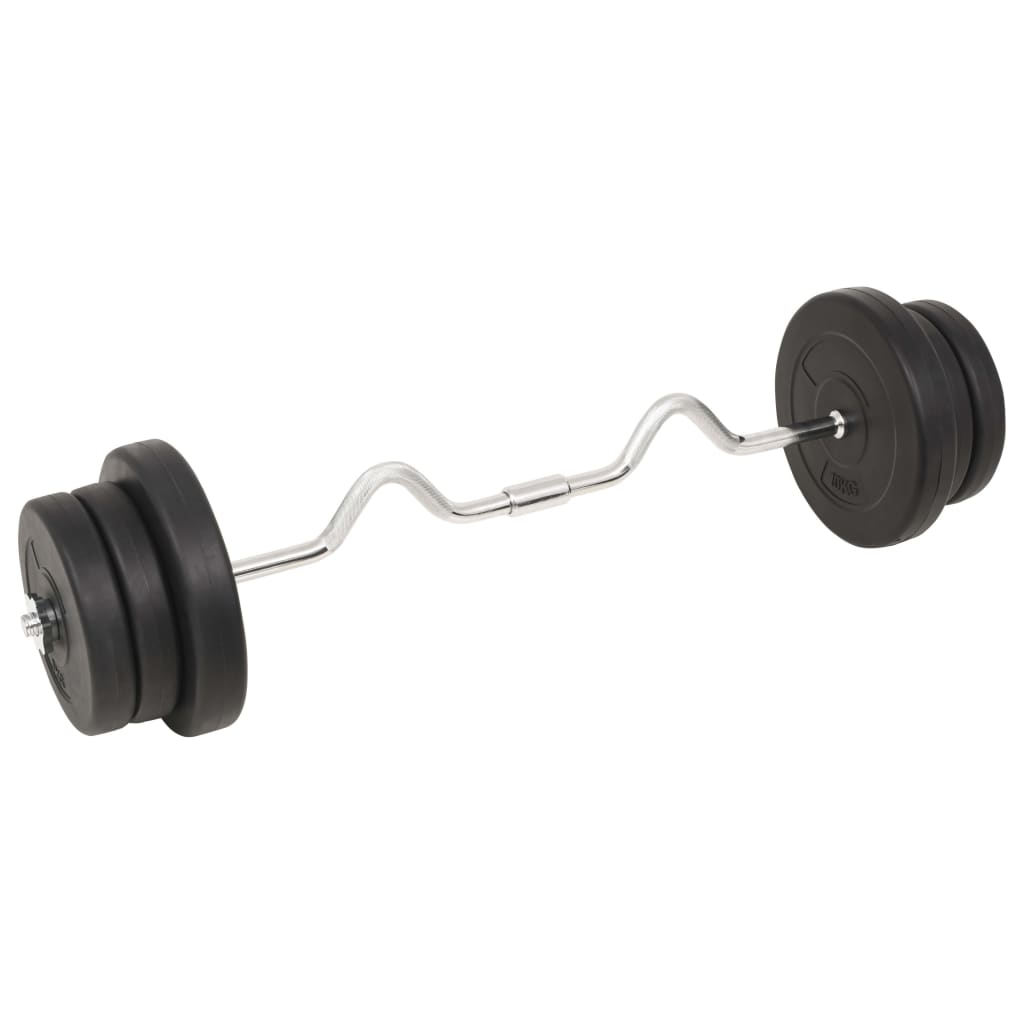 Set šipki i utega 60 kg