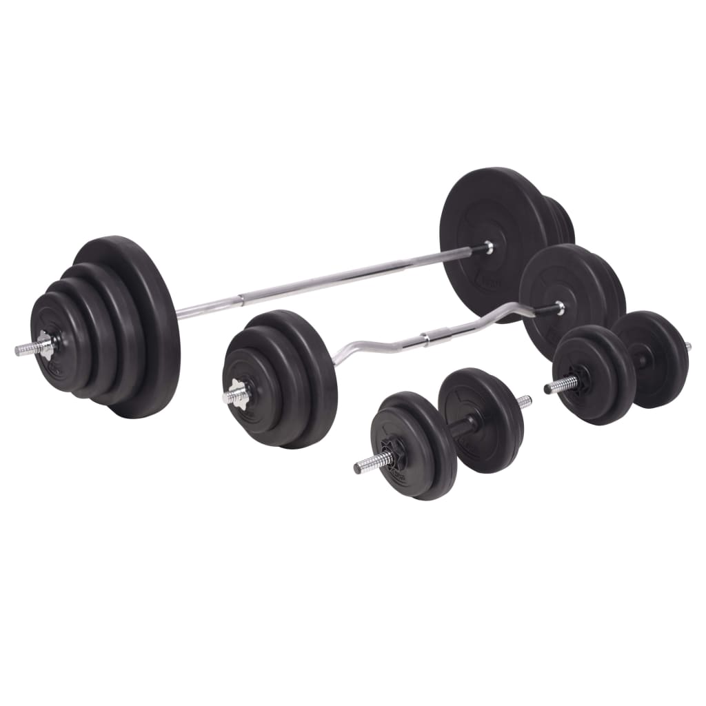 Set šipki i utega 120 kg