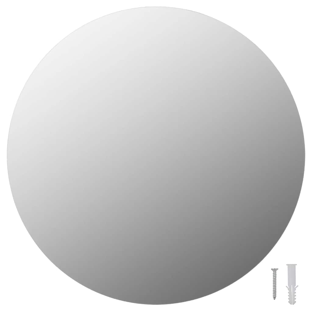 Zidno ogledalo 40 cm okruglo stakleno