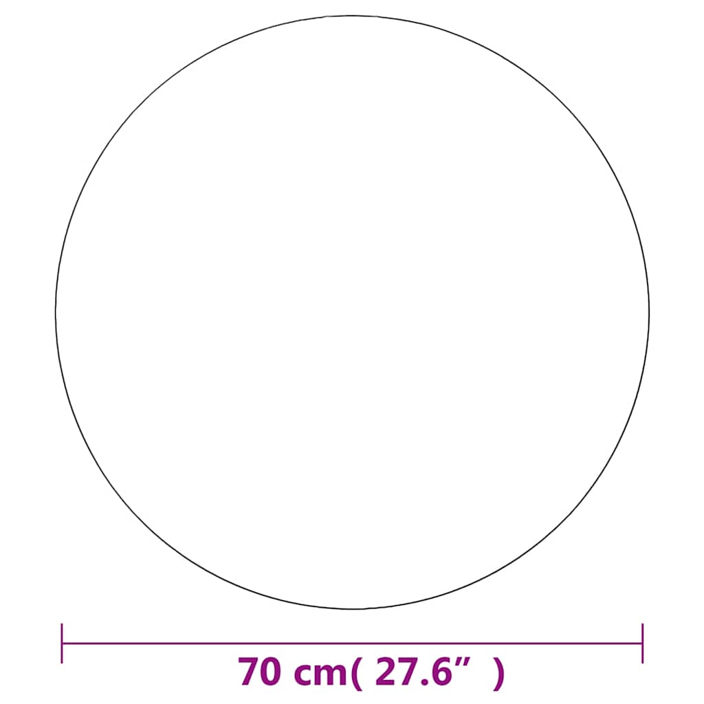 Zidno ogledalo 70 cm okruglo stakleno