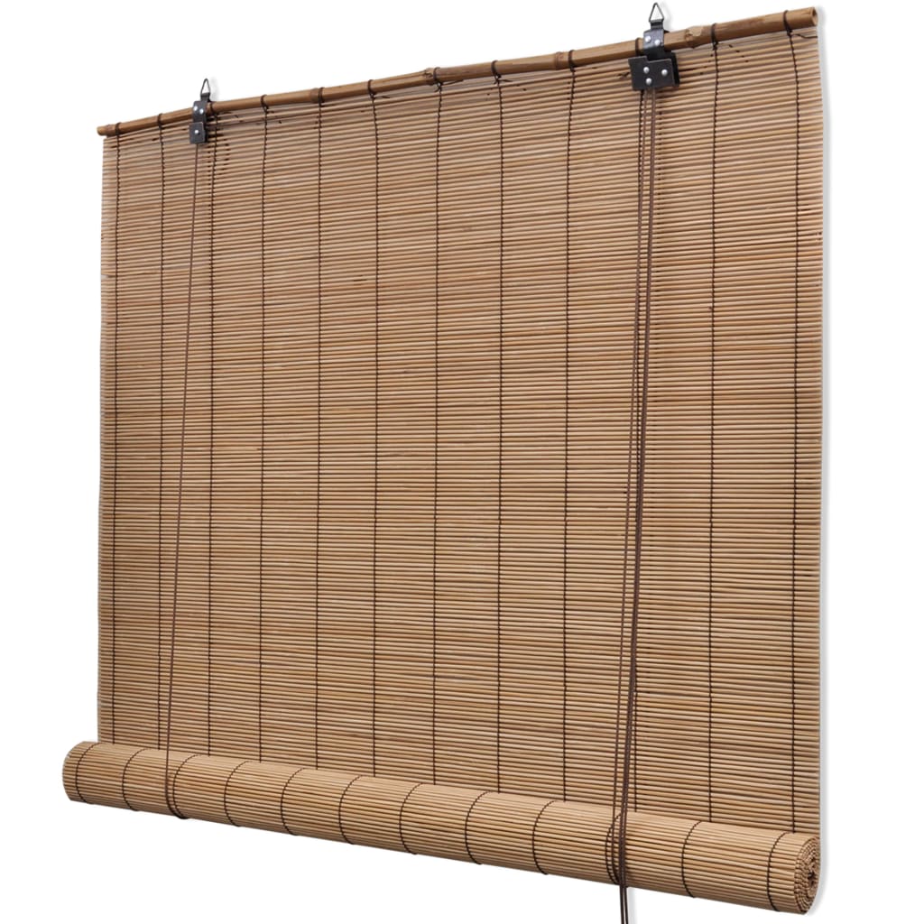 Roleta od bambusa 140 x 220 cm smeđa