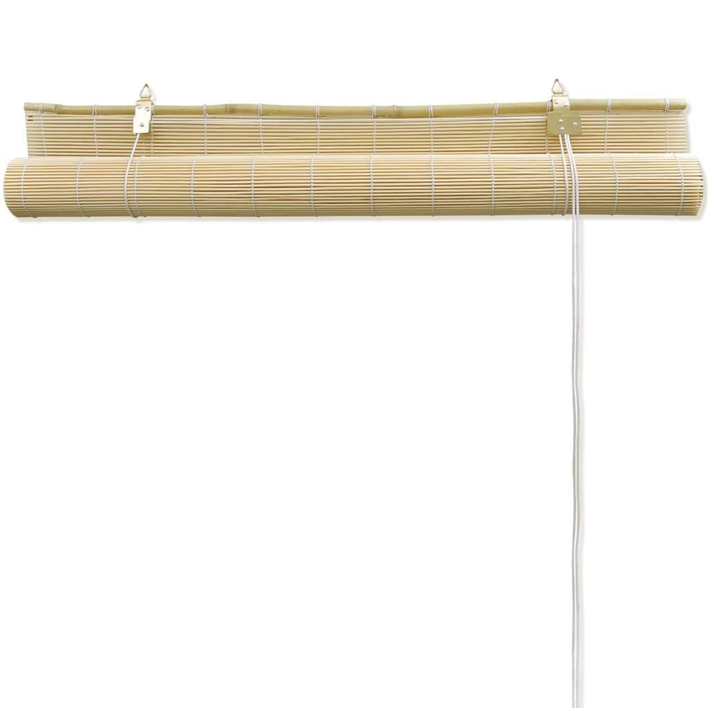 Roleta od bambusa 100 x 220 cm prirodna boja