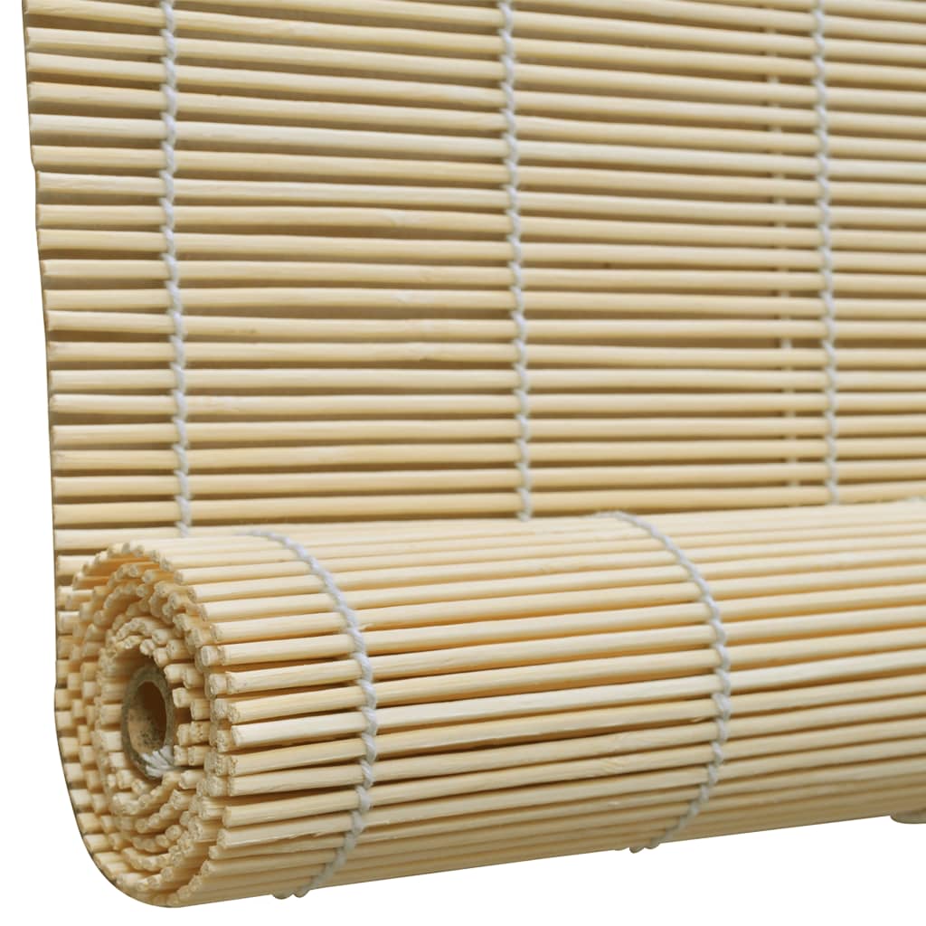 Roleta od bambusa 100 x 220 cm prirodna boja