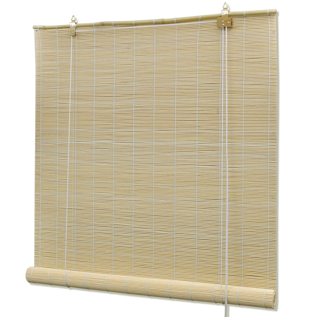 Roleta od bambusa 140 x 220 cm prirodna boja