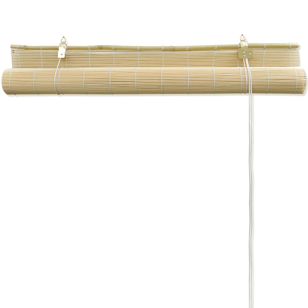 Roleta od bambusa 140 x 220 cm prirodna boja