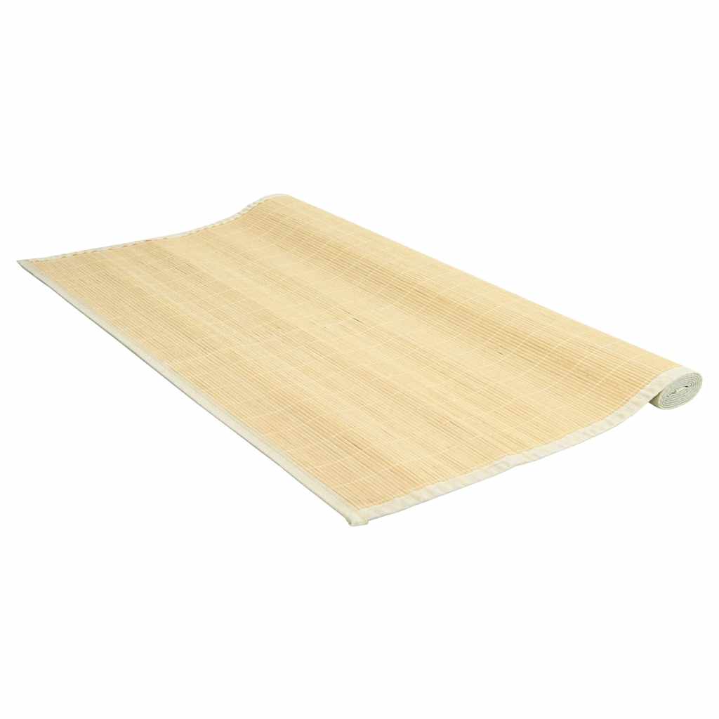 Tepih od bambusa 160 x 230 cm prirodna boja