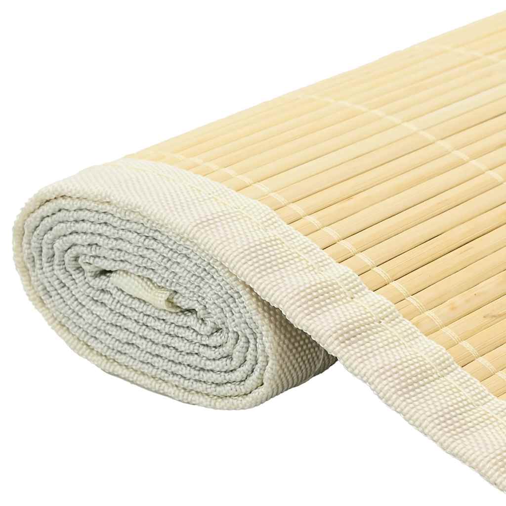 Tepih od bambusa 160 x 230 cm prirodna boja