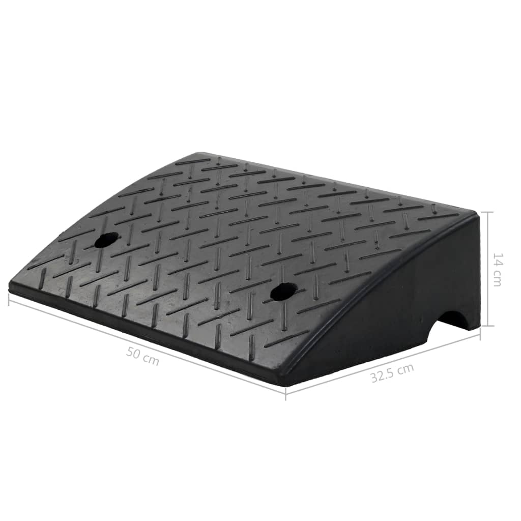 Rampa za rubnik od gume 50 x 32,5 x 14 cm