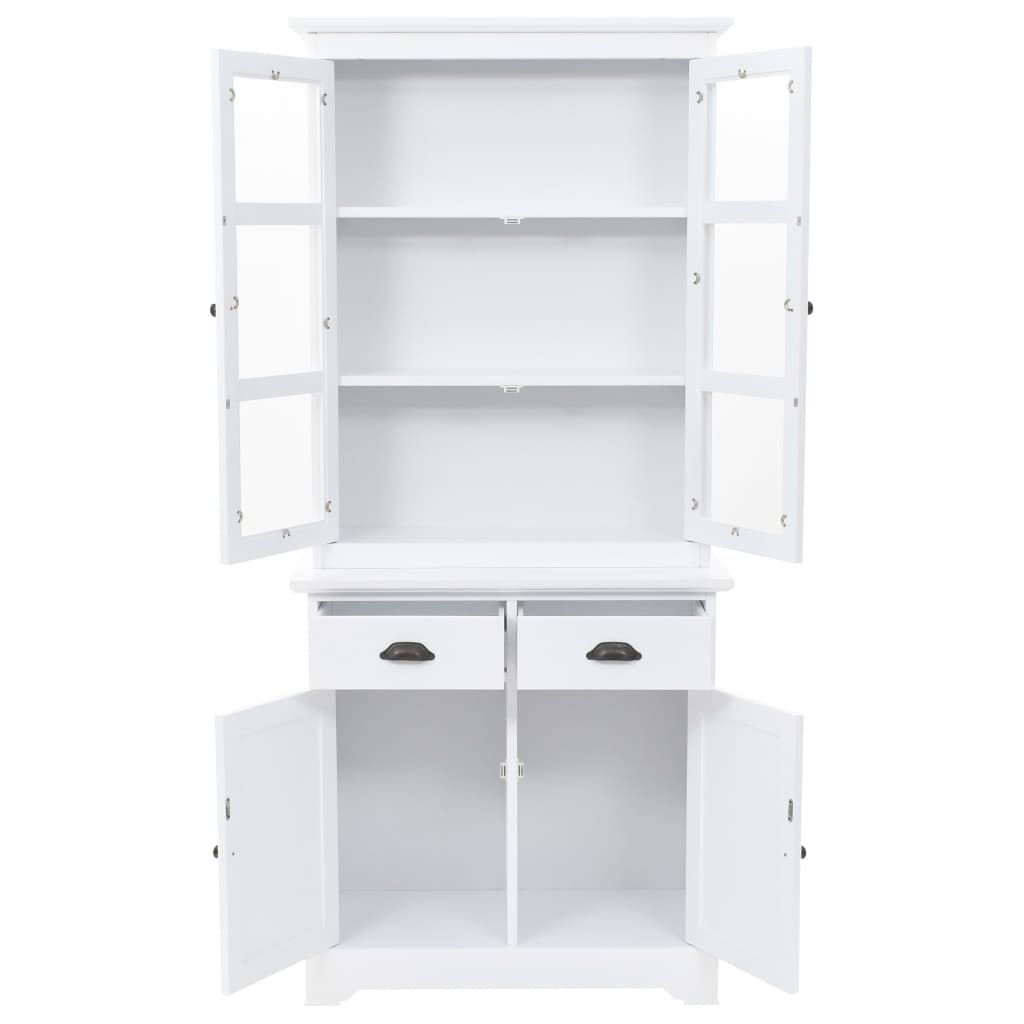 Velška komoda s 4 vrata od MDF-a i borovine 80 x 40 x 180 cm