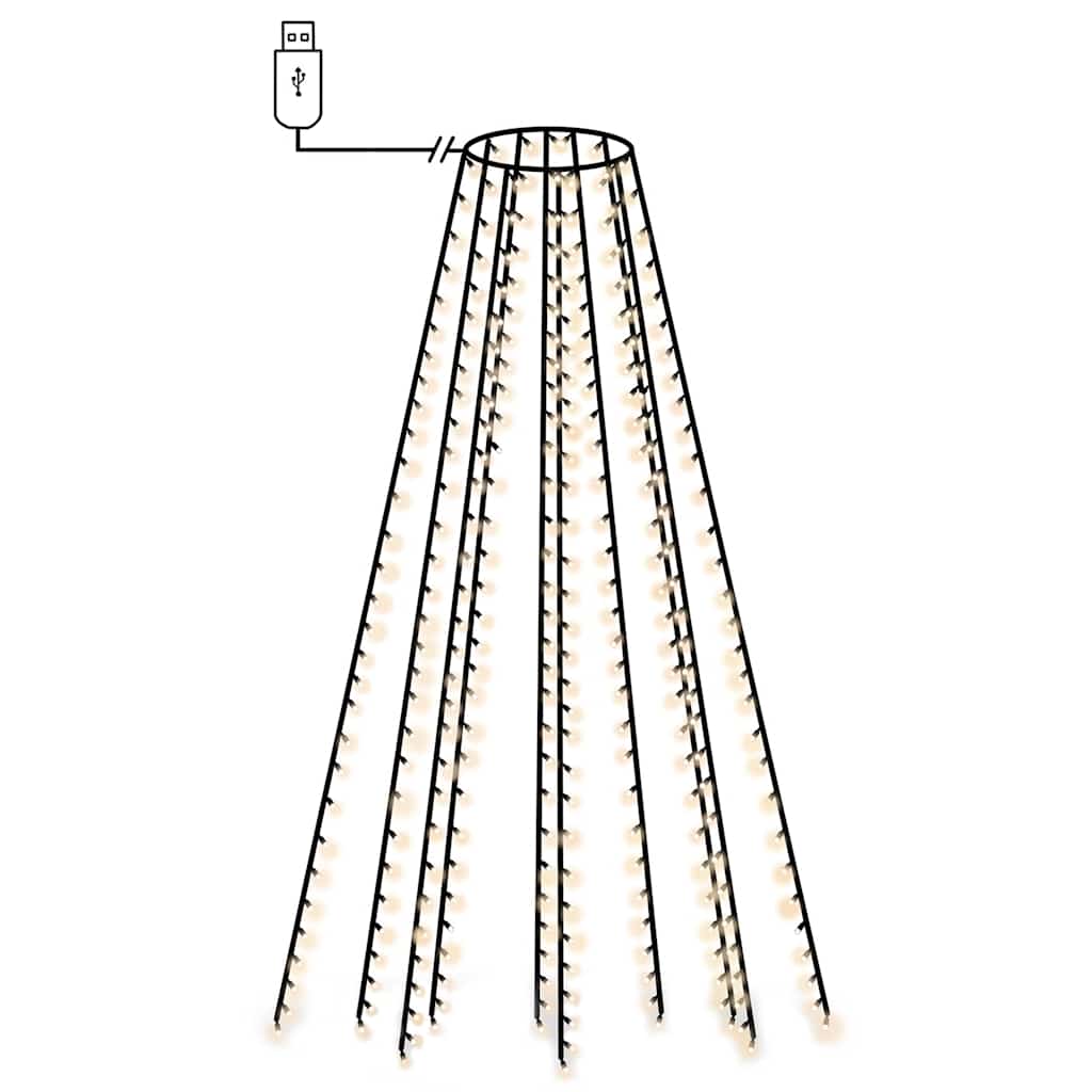Mrežasta rasvjeta za božićno drvce sa 150 LED žarulja 150 cm
