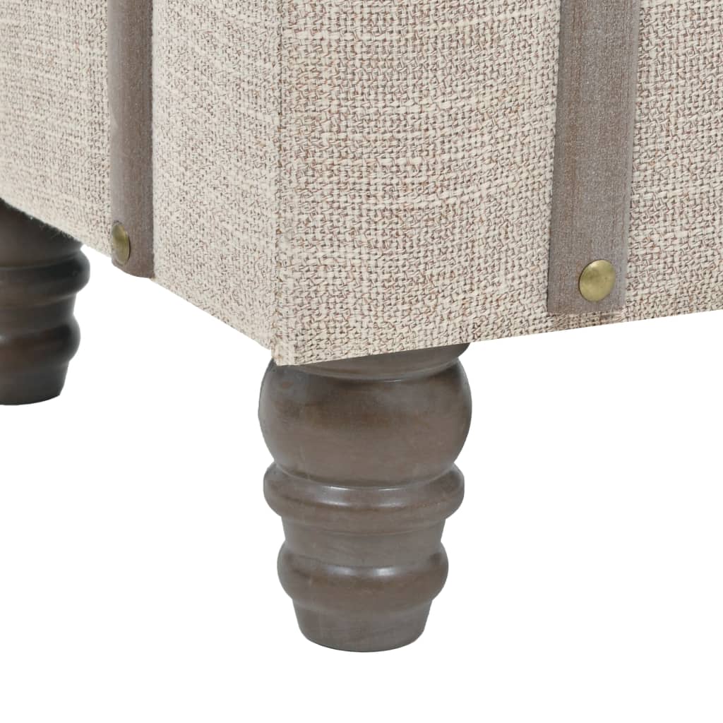 3-dijelni set klupa za pohranu 112x37x45 cm od drva i čelika