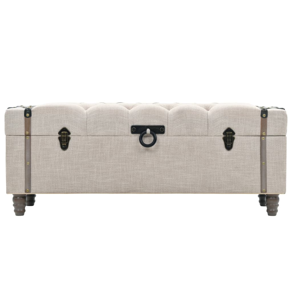 3-dijelni set klupa za pohranu 112x37x45 cm od drva i čelika