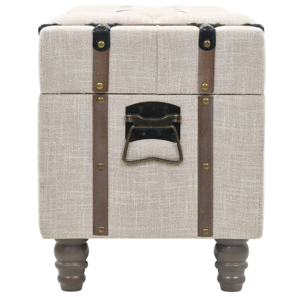3-dijelni set klupa za pohranu 112x37x45 cm od drva i čelika