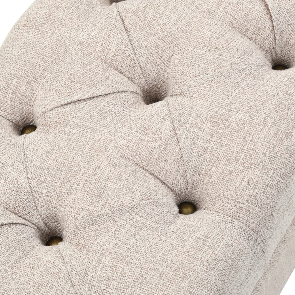 Klupa za pohranu od masivnog drva i čelika 111 x 34 x 37 cm