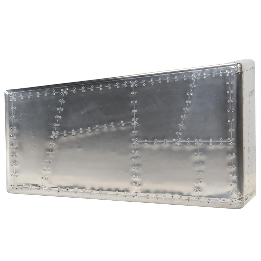 Stolić za kavu aluminijski vintage u avijatičarskom stilu