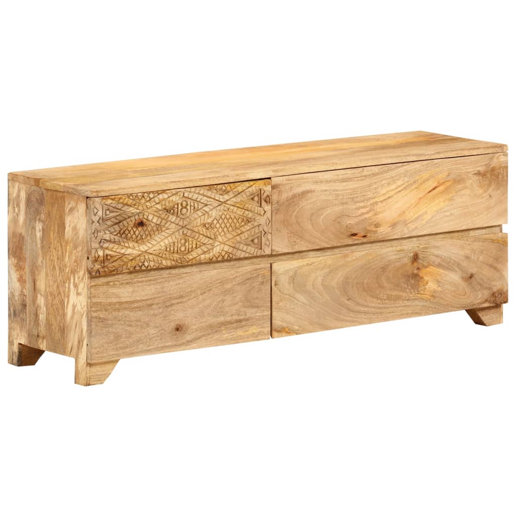 TV ormarić od masivnog drva manga 110 x 30 x 40 cm
