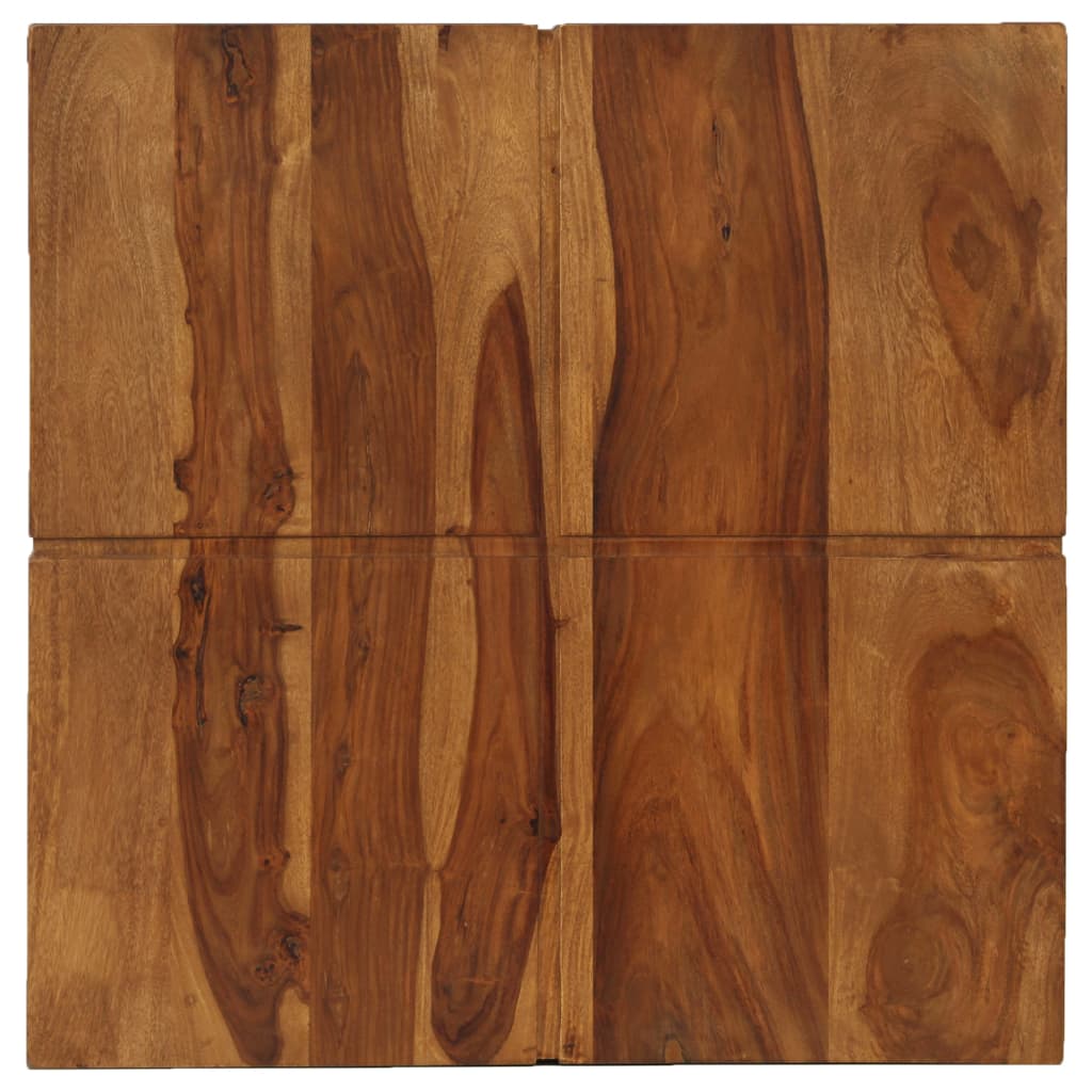 Stolić za kavu 80 x 80 x 30 cm od masivnog bagremovog drva