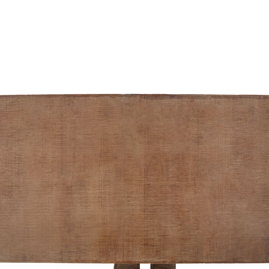 Stolić za kavu od masivne jelovine 91 x 51 x 38 cm smeđi