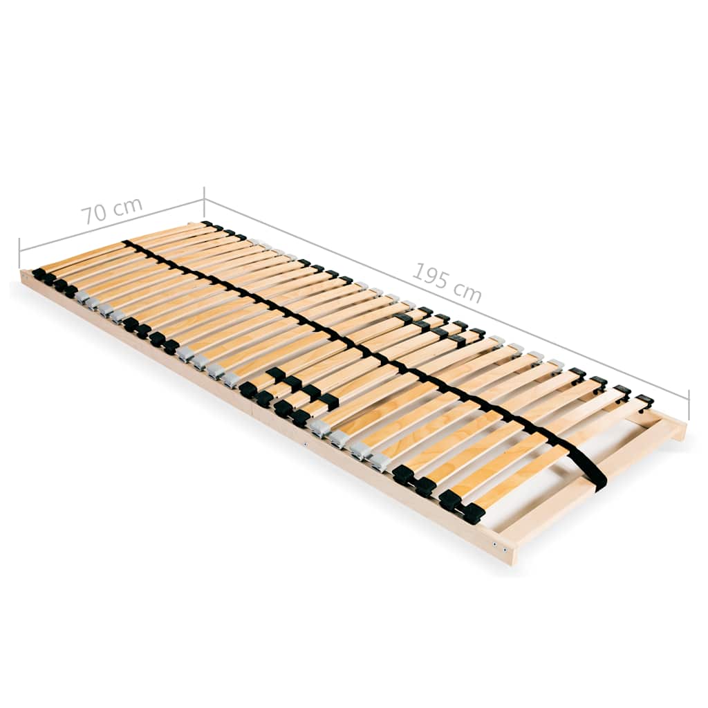 Podnica za krevet s 28 letvica i 7 zona 70 x 200 cm