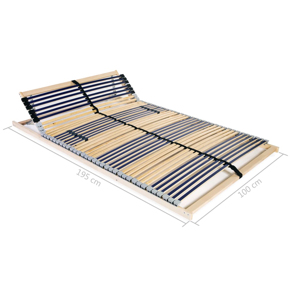 Podnica za krevet s 42 letvice i 7 zona 100 x 200 cm