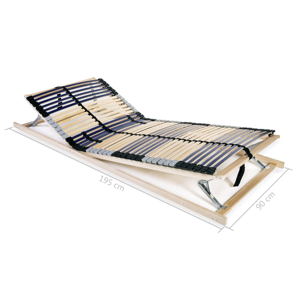 Podnica za krevet s 42 letvice i 7 zona 90 x 200 cm