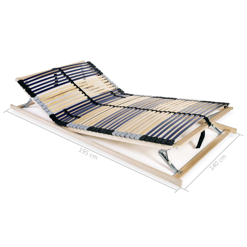 Podnica za krevet s 42 letvice i 7 zona 140 x 200 cm