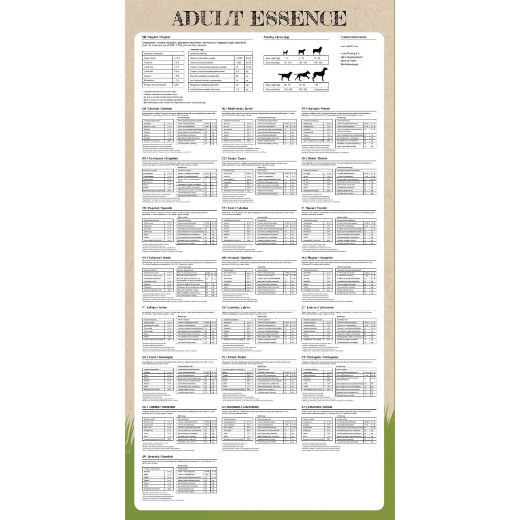 Premium suha hrana za pse Adult Essence Beef 2 kom 30 kg