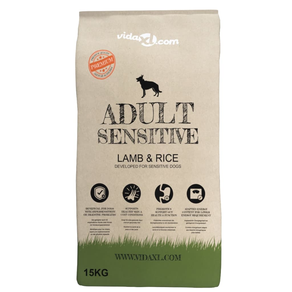 Premium suha hrana za pse Adult Sensitive Lamb & Rice 2 kom 30 kg