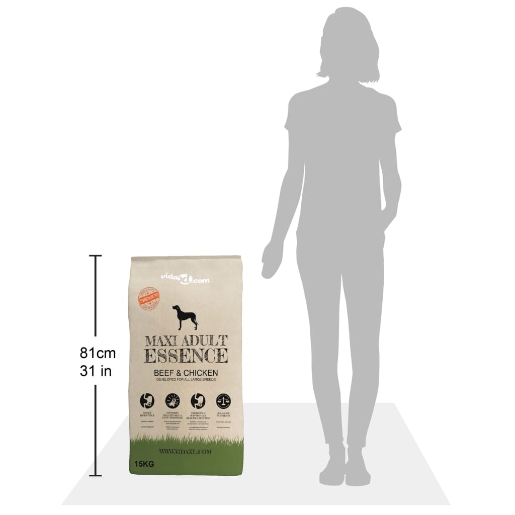 Premium suha hrana za pse Maxi Adult Essence Beef & Chicken 2 kom 30 kg